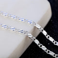 925 Silver 18/22/26 Inch 2mm Charm Chain Necklace